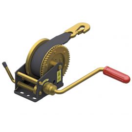 Treuil de halage AL-KO 500 BASIC non freiné manivelle amovible - Avec sangle de halage 7 m