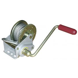 Treuil AL-KO 450 BASIC freiné - charge max. 450 kg - Avec câble 10 m monté et mousqueton