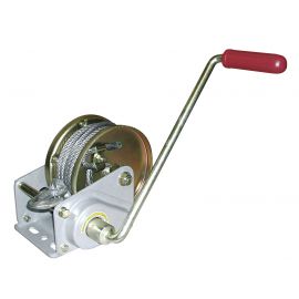 Treuil AL-KO 900 BASIC freiné - charge max. 900 kg - Avec câble 12.5 m monté et mousqueton