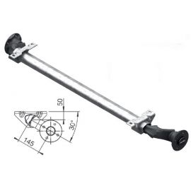 Essieu non freiné ALKO - 750kg - 4T100 - EAB 1300 mm