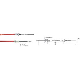  Câble de frein ALKO - Longueur 1320 mm - Sans démontage