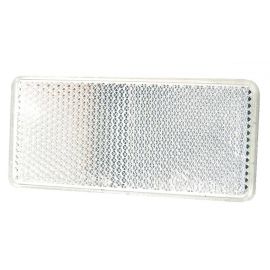 Catadioptre Autocollant - Rectangulaire - Coloris Blanc