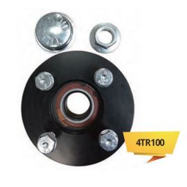 Kit moyeu complet KNOTT 750 kgs - 4 trous entraxe 100 mm