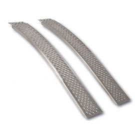 2 Rampes Aluminium courbées 2 mètres - 400kg