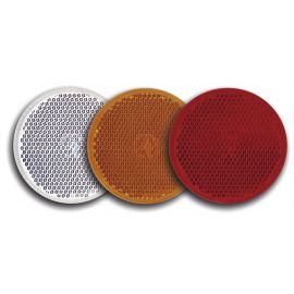 Rond autocollant AJBA rouge diam 60mm