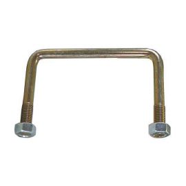 Etrier pour tube 80 x 40 - L:80 / H:65 / Dia:10