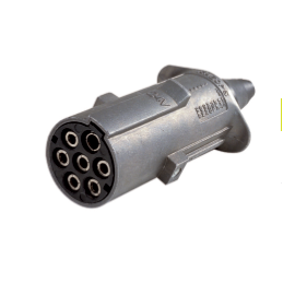 Fiche - 7 broches 24 V - Métal série S - ISO 1185