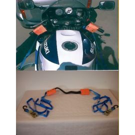 Sangle spéciale moto - 2 cliquets