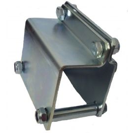 Support de collier pour roue jockey - Pour timon droit 40-50-60 mm