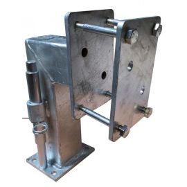 Support de roue jockey diam 70