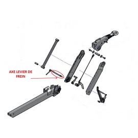 Axe levier de frein AL-KO pour tête 251 VB 2 