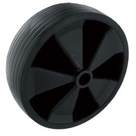 Galet de roue jockey - Plastique - Diamètre 215mm