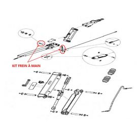 Kit frein à main pour Tête KNOTT KHD35