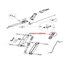 Soufflet supérieur KNOTT KHD35 