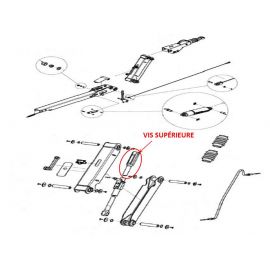 Vis supérieure pour tête KNOTT AKHD35