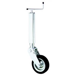 Roue Jockey Carre 70 - Relevage goupille 