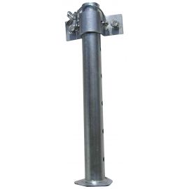 Béquille tube rond 42mm - Avec collier à broche