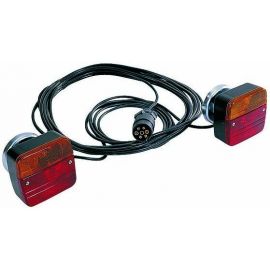Eclairage arrière complet - 12m. - Support magnétique