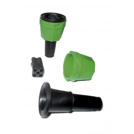 Connectique carrée - Coloris vert