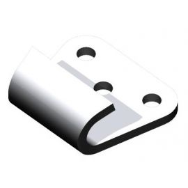 Crochet à plat pour grenouillère - fixation Ø 5.2 mm 