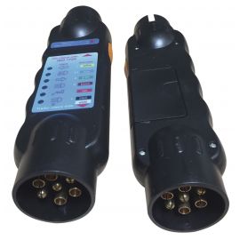 Testeur Electronique - Voiture et remorque - 7 broches - 12 Volts