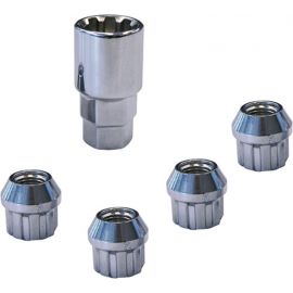 4 écrous antivol M12 x 1.5 conique