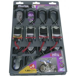 4 Sangles renforcées à boucle - 1.8m