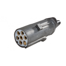 Fiche - 7 broches 24 V - Métal série S - ISO 3731