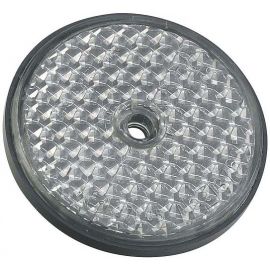 Catadioptre Rond - Diamètre 61mm - Blanc à visser