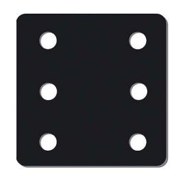 Plaque de réhausse - 6 trous