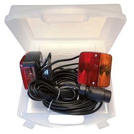 Eclairage arrière complet - 7.5m. - support magnétique et valisette