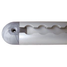 Plastique de finition gris pour rail alu AERO