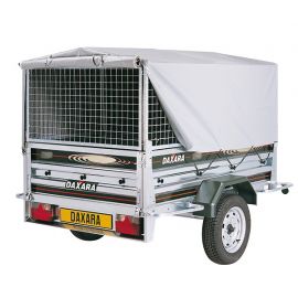 Bâche haute remorque Erdé Daxara -  Sur ridelles grillagées