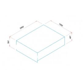 Bâche pour caravane pliante Rapido Export Matic - Bleue