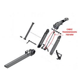 Cable transmission 700 mm AL-KO pour tête 161 VB 2 et 251 VB 2