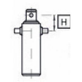 Vérin hydraulique articulation haute 