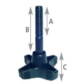 Molette de serrage Ø 10 mm