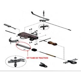 Tube de traction pour tête KNOTT AHV20