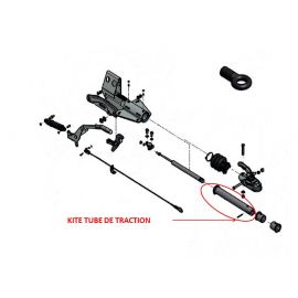 Tube de traction pour tête KNOTT AHV25 / 35 et KFG35
