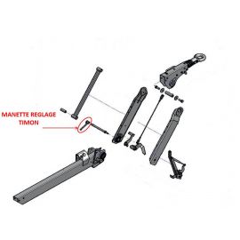 Manette réglage timon AL-KO pour tête 351 VB2