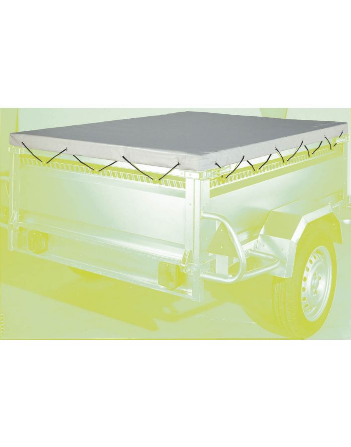 Bâche De Remorque Plate - 209x115 Cm, Tissu Oxford 420D Imperméable - Avec Corde Et œillets - Protection Tous Temps