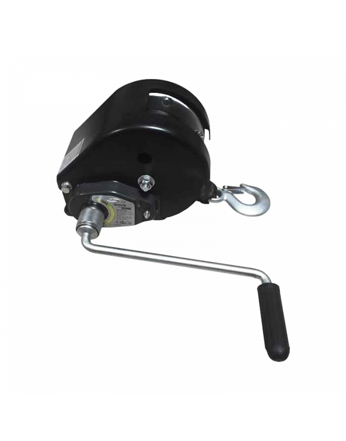 Treuil Halage Auto Freiné TRAILERS - 1750kg Max, Sangle 8m, Pour Remorque
