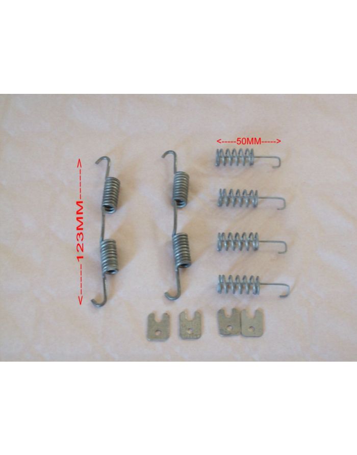 Kit Ressorts Et Goupilles Pour Mâchoire De Frein Arrière - Compatible Avec Les Références D'origine Comme 6R0698545