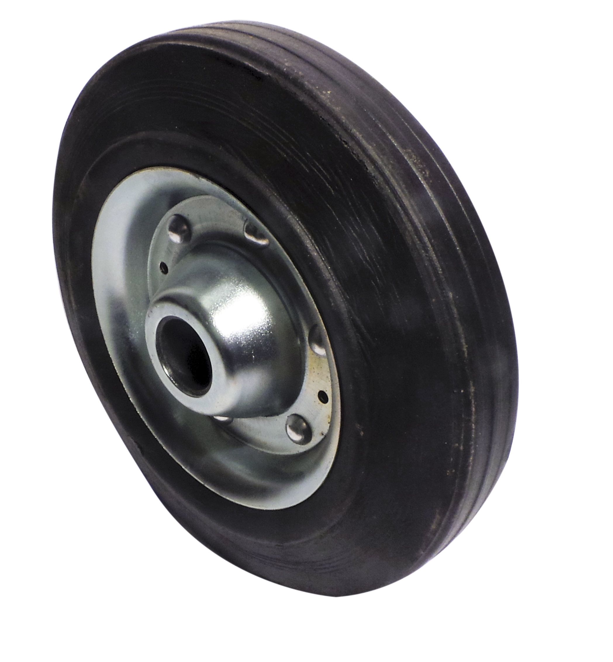 Roulette De Rechange Pour Roue Jockey - Jante Métal Plein 200x60x20mm, Charge Max 250kg, Pour Remorque