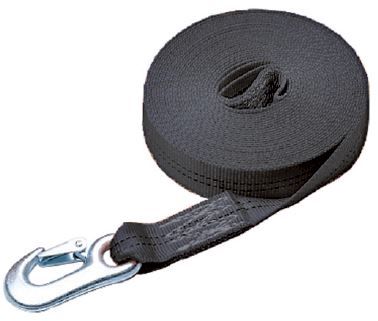 Güde Treuil à Sangle GGHW 900/8 – 900 Kg De Traction, Sangle Polyester 8 M × 5 Cm, Crochet Goutte + Levier Sécurité, Idéal Garage, Remorque & Jardin