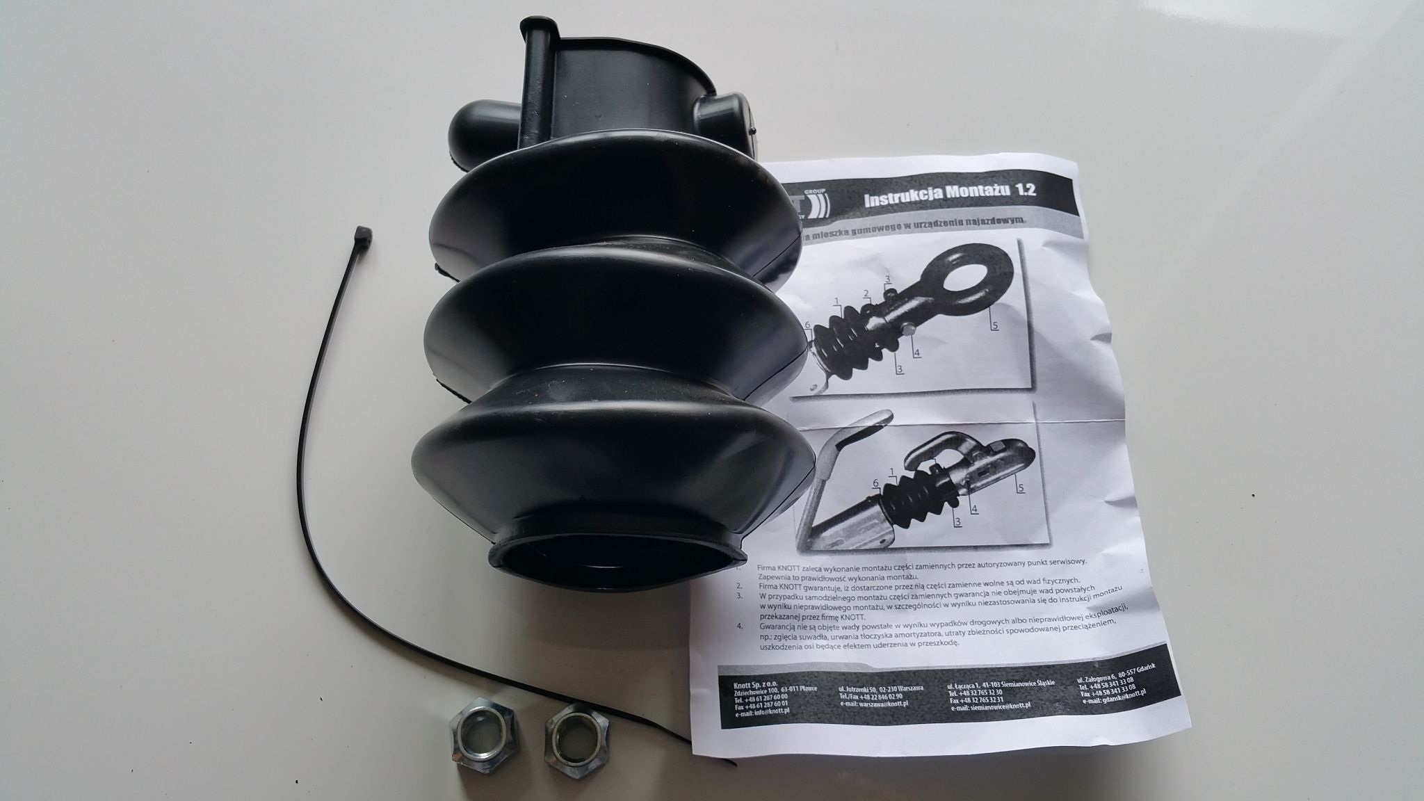 Equipièce : AMORTISSEUR KNOTT KF27 AXE DE 14