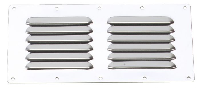 Grille d'aération - Inox - 230 x 115