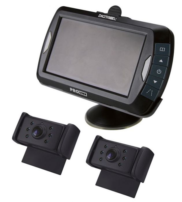 Caméra de recul sans fils - Ecran couleur - 2 caméras