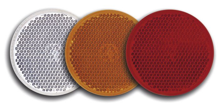 Rond autocollant AJBA rouge diam 60mm