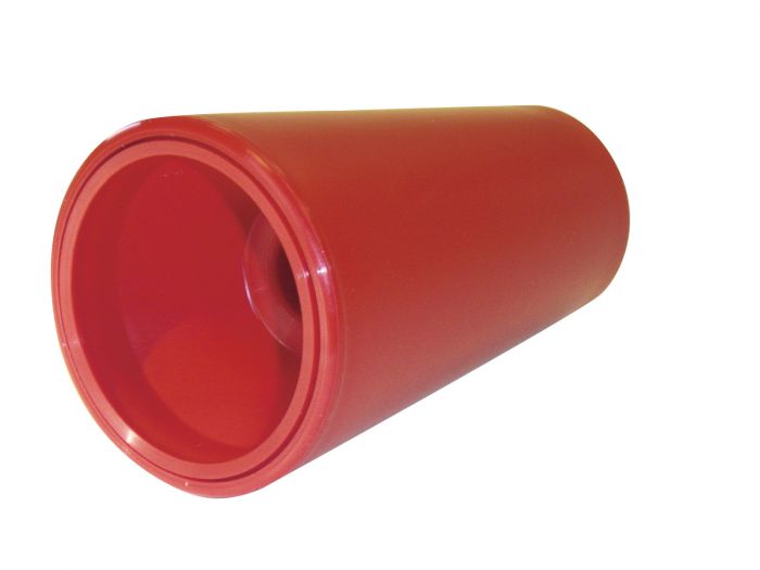 Cône rouge - Diamètre 130/78mm - Perçage 19mm